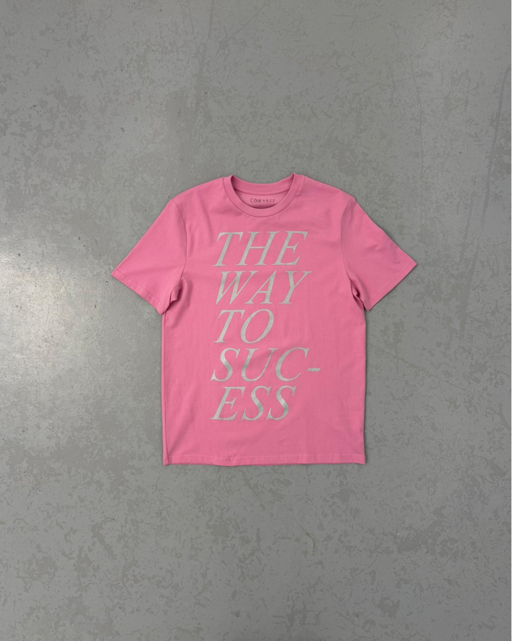 TEE-SHIRT THE WAY TO SUCESS PINK