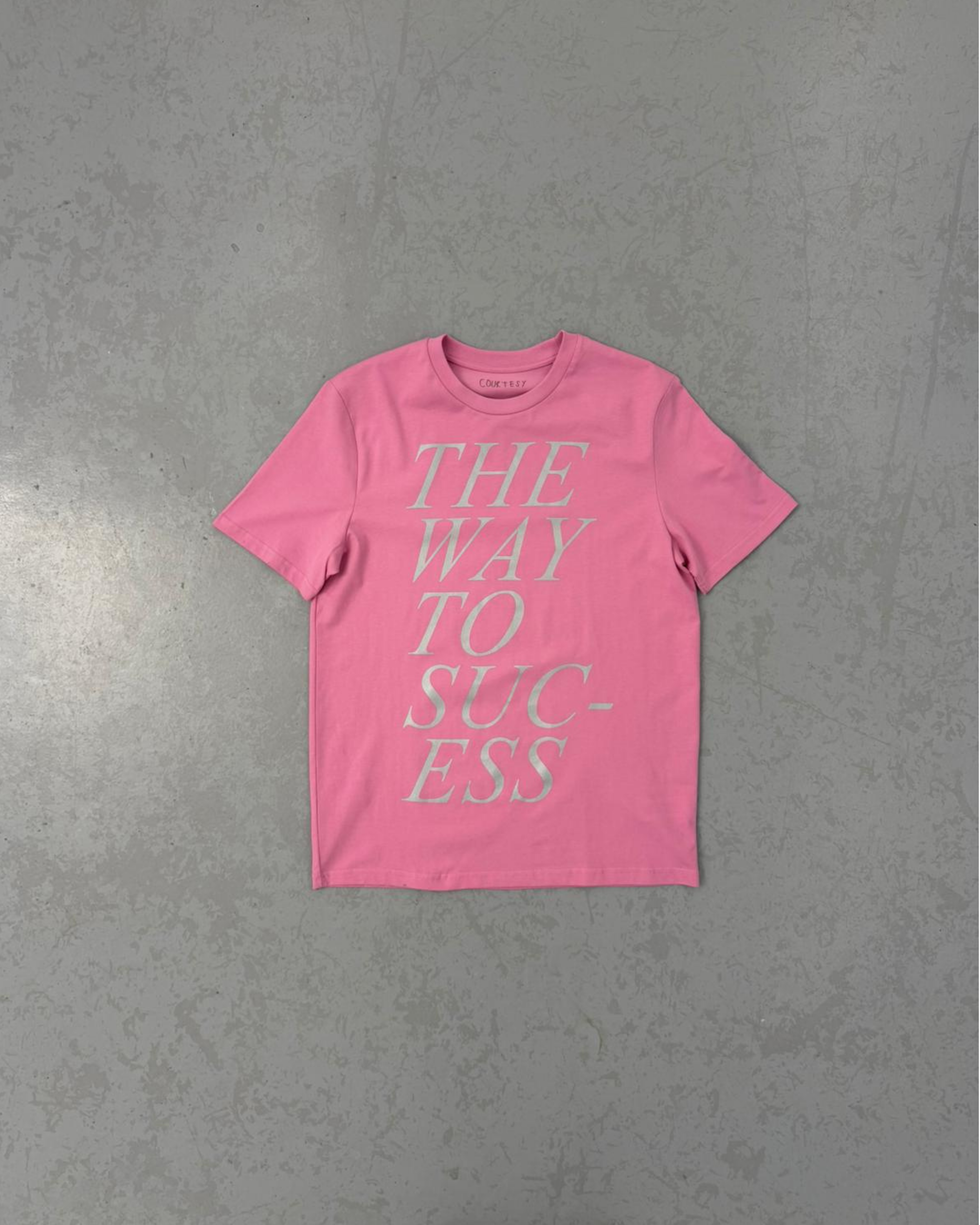 TEE-SHIRT THE WAY TO SUCESS PINK