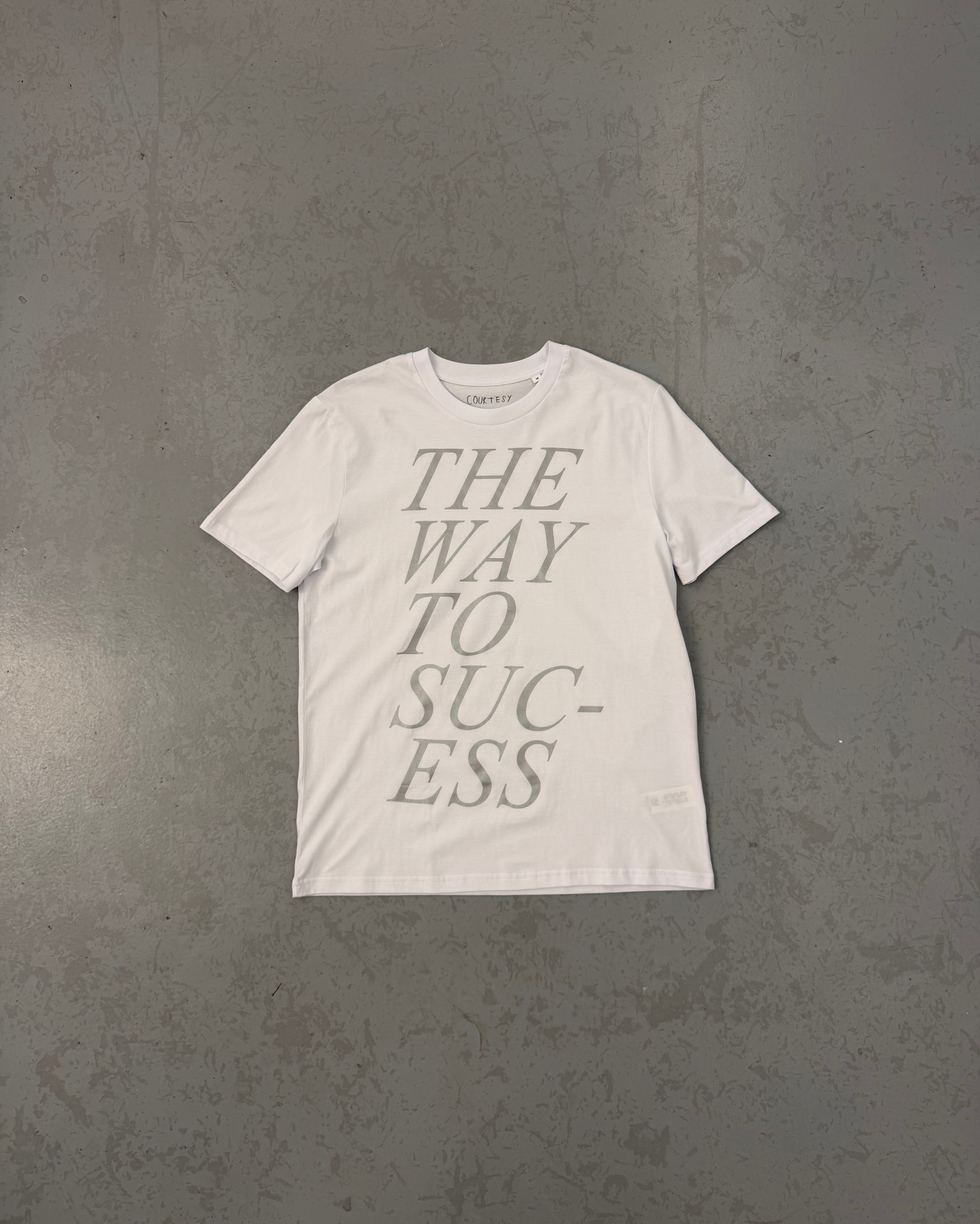 TEE-SHIRT THE WAY TO SUCESS WHITE