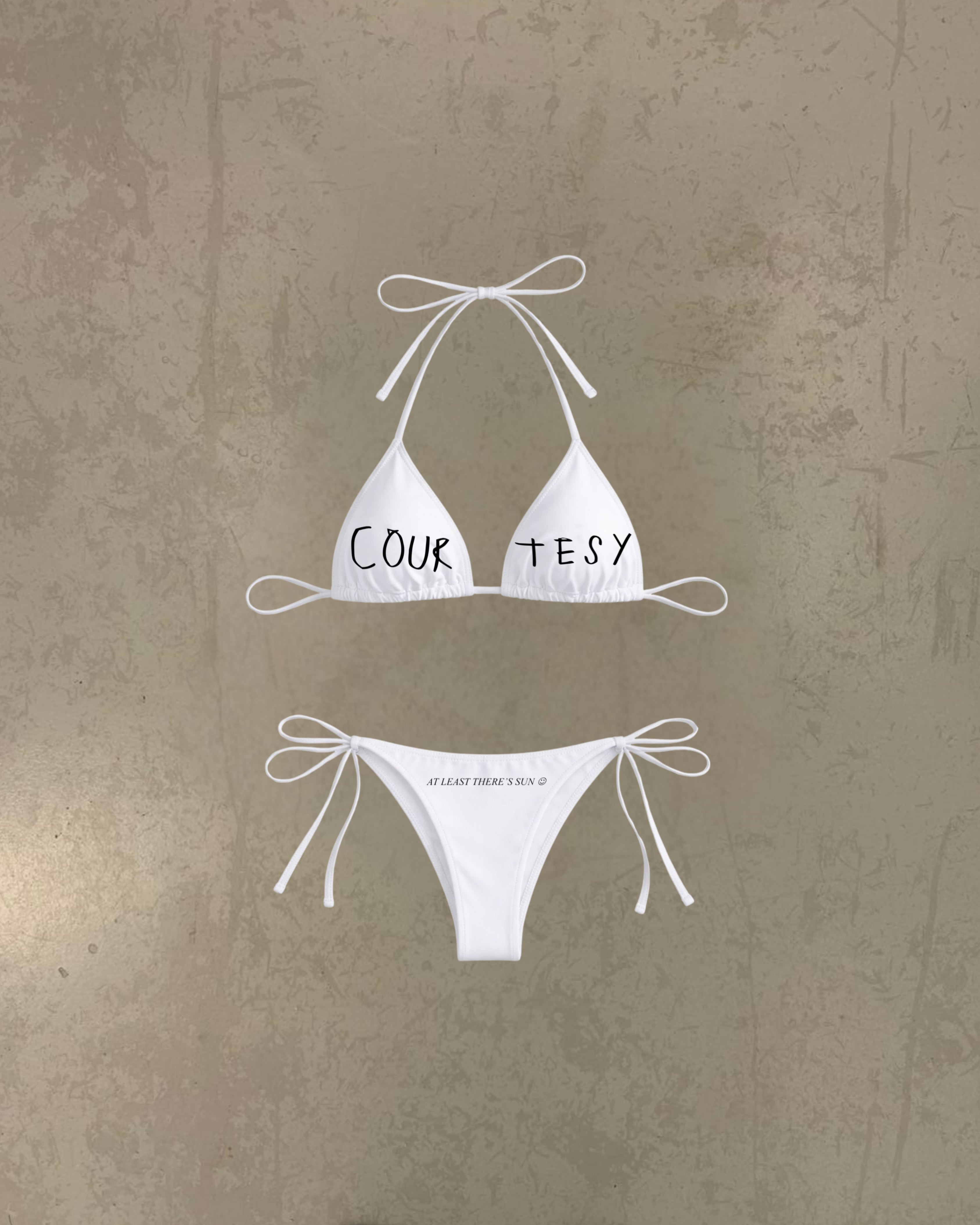 BIKINI AT LEAST WHITE