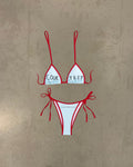 BIKINI AT LEAST RED AND BLUE