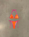 BIKINI I LOVE BIARRITZ ORANGE